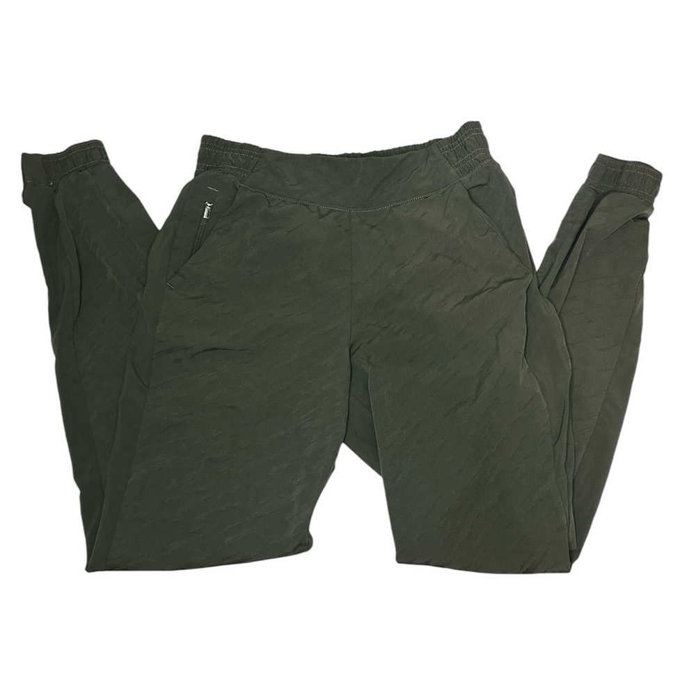 Athleta Women’s Brooklyn Textured Joggers Athletic Stretch Pants Green Size 2